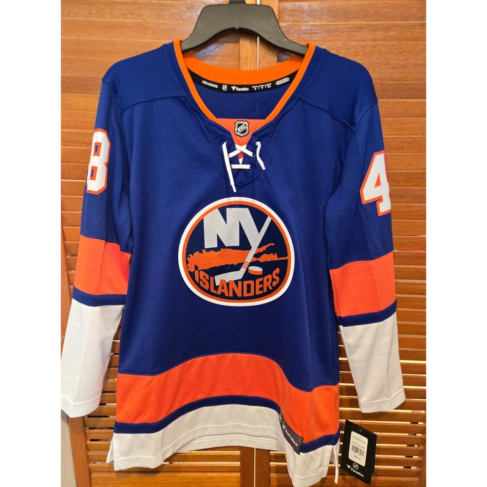 New York Islanders Schaefer Fanatics Breakaway Home Jersey Womens Small
